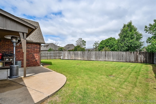 16425 E 49th St, Tulsa, OK 74134 - view of yard featuring a patio