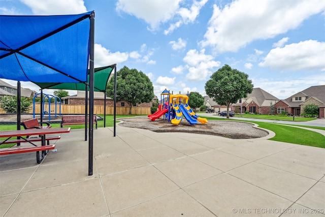 16425 E 49th St, Tulsa, OK 74134 - communal playground featuring a residential view