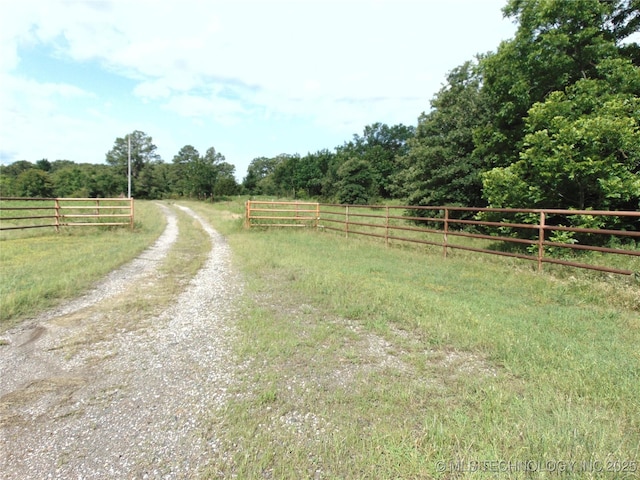 6721 Swayback, Sulphur, OK 73086 - view of road with a rural view