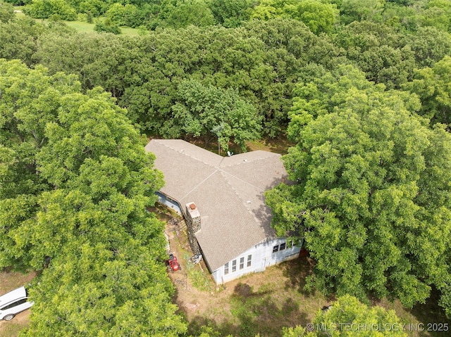 6721 Swayback, Sulphur, OK 73086 - view of subject property featuring a heavily wooded area