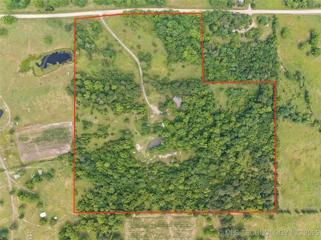 6721 Swayback, Sulphur, OK 73086 - view of property location featuring property parcel outlined