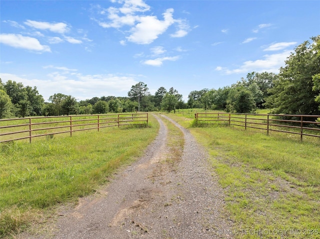 6721 Swayback, Sulphur, OK 73086 - view of street with a view of countryside