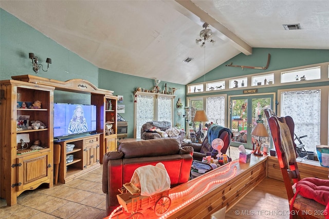 6721 Swayback, Sulphur, OK 73086 - living room with a ceiling fan