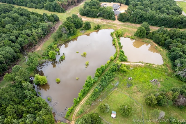2984 Church Rd, Mead, OK 73449 - drone / aerial view of a nearby body of water
