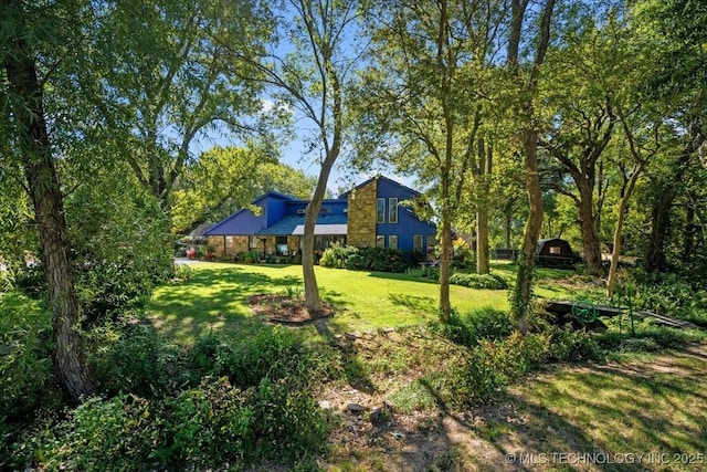 25206 E 64th St, Broken Arrow, OK 74012 - view of grassy yard