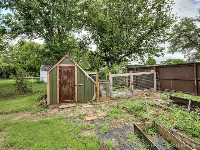 25206 E 64th St, Broken Arrow, OK 74012 - view of yard featuring a garden