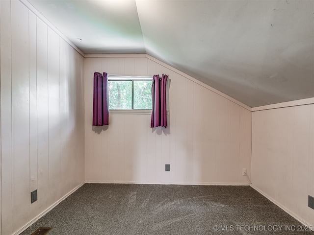 25206 E 64th St, Broken Arrow, OK 74012 - additional living space with carpet flooring and lofted ceiling