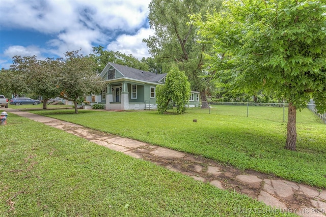 637 S Mounds St, Sapulpa, OK 74066 - view of yard