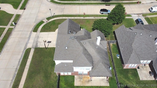 703 N Butternut Ct, Broken Arrow, OK 74012 - bird's eye view