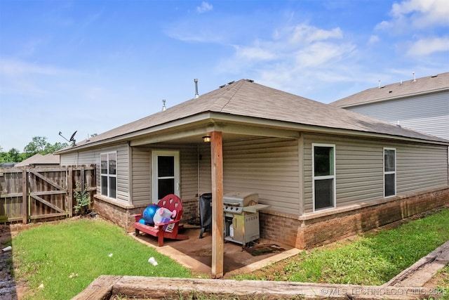 14867 S 281st E Ave, Coweta, OK 74429 - back of property featuring brick siding