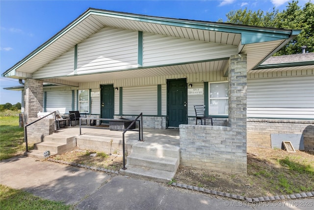 15291 S 4187th Rd, Claremore, OK 74017 - view of front of property with covered porch