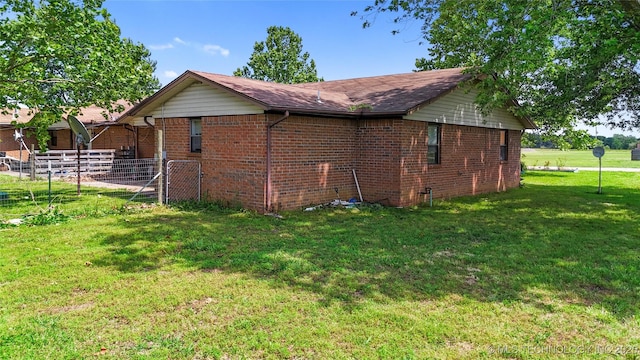 15291 S 4187th Rd, Claremore, OK 74017 - view of side of property featuring brick siding