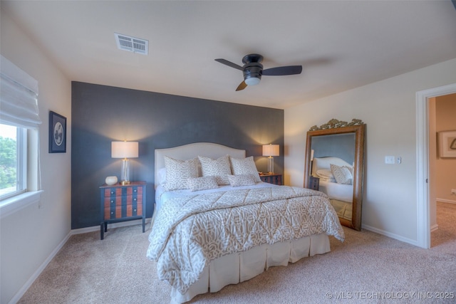 6623 E 134th Pl S, Bixby, OK 74008 - carpeted bedroom featuring baseboards and ceiling fan