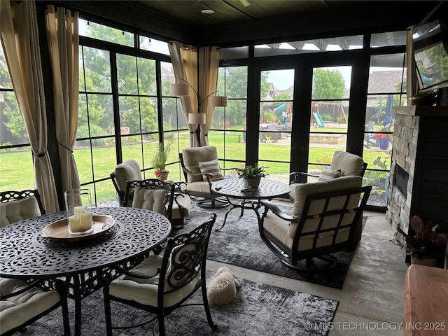 6623 E 134th Pl S, Bixby, OK 74008 - view of sunroom / solarium