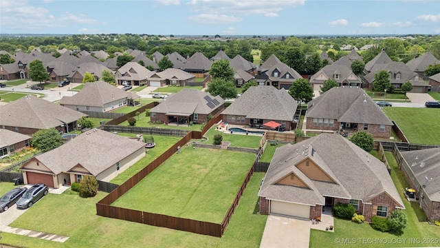 14538 S Urbana Ct, Bixby, OK 74008 - aerial view of residential area