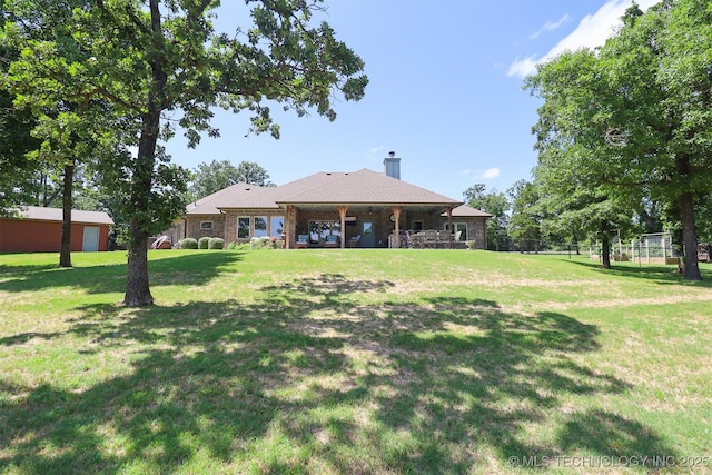 17061 S Creekwood Trl, Claremore, OK 74017 - view of green lawn