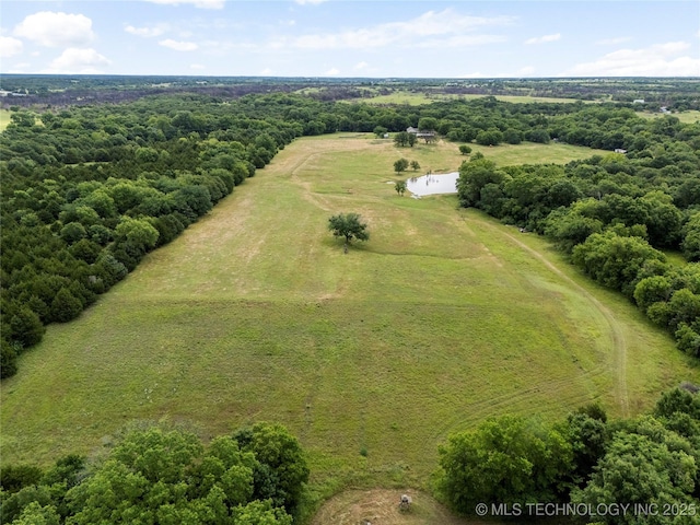 616 S Schlegel, Cushing, OK 74023 - aerial view of sparsely populated area