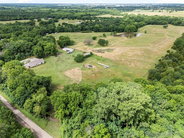 616 S Schlegel, Cushing, OK 74023 - aerial view of property's location with rural landscape