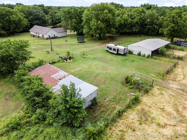 616 S Schlegel, Cushing, OK 74023 - aerial view of sparsely populated area