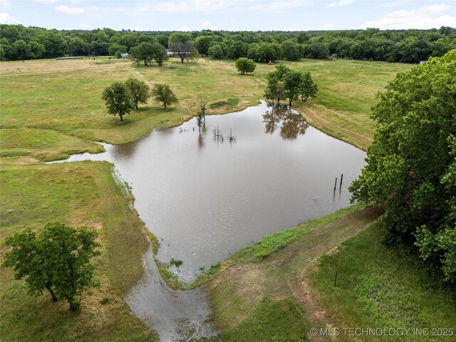 616 S Schlegel, Cushing, OK 74023 - drone / aerial view of a nearby body of water