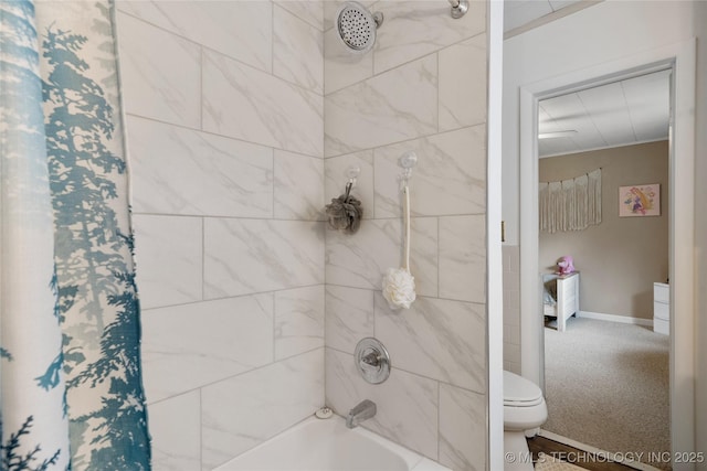 616 S Schlegel, Cushing, OK 74023 - full bath featuring toilet and bathing tub / shower combination