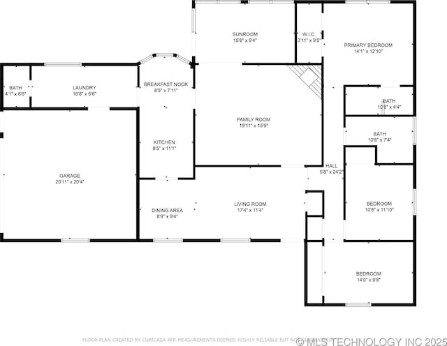 12350 E 138th St S, Broken Arrow, OK 74011 - floor plan / room layout