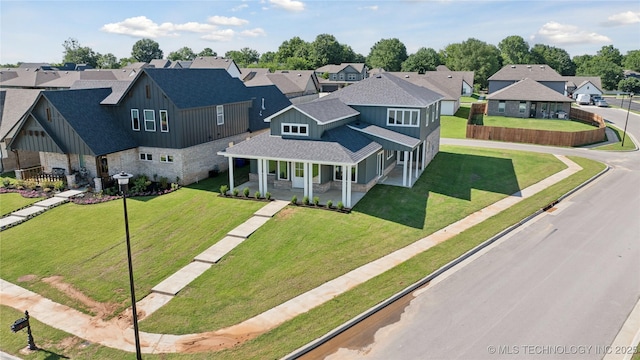 2410 W Charleston St, Broken Arrow, OK 74011 - aerial perspective of suburban area