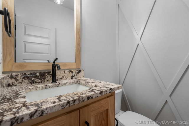 2332 E 135th Dr S, Bixby, OK 74008 - bathroom featuring vanity and toilet