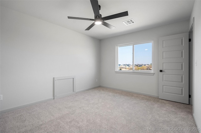 2332 E 135th Dr S, Bixby, OK 74008 - unfurnished room with a ceiling fan, carpet floors, and baseboards