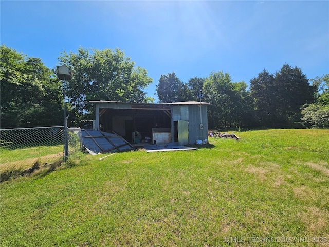 2700 N Witte St, Poteau, OK 74953 - view of yard with an outdoor structure