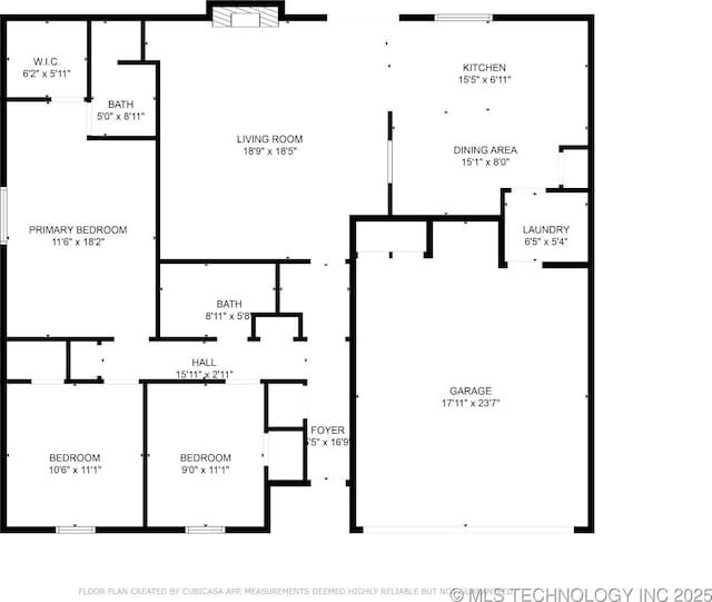 4964 SE Brookline Dr, Bartlesville, OK 74006 - view of property floor plan