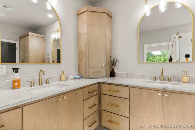 8562 Adams Creek Rd, Beggs, OK 74421 - bathroom with double vanity