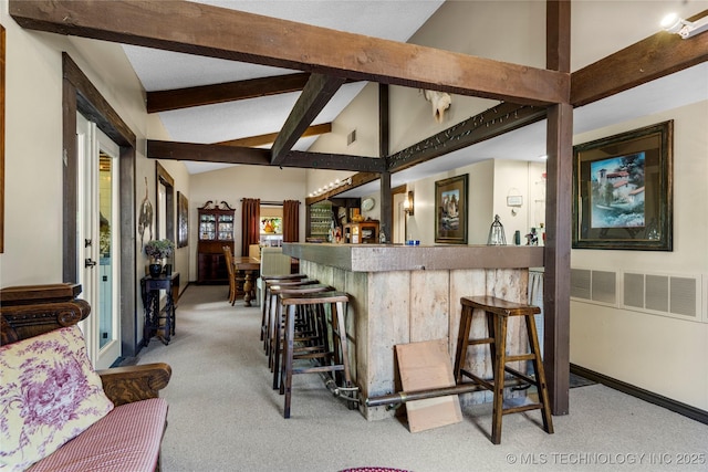 168 Murray Ln, Strang, OK 74367 - community bar area featuring light carpet and baseboards