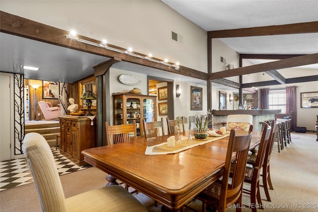 168 Murray Ln, Strang, OK 74367 - dining room featuring light colored carpet