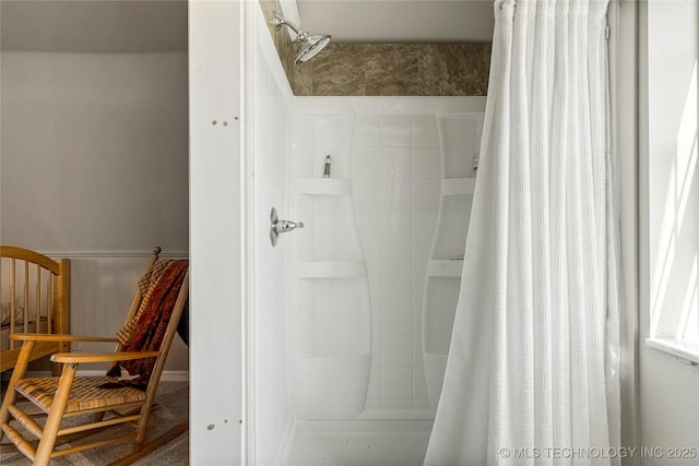 168 Murray Ln, Strang, OK 74367 - full bath with a shower with curtain