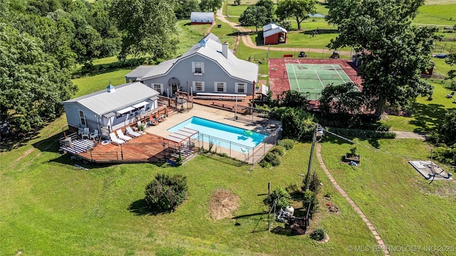 168 Murray Ln, Strang, OK 74367 - view of subject property featuring a pool