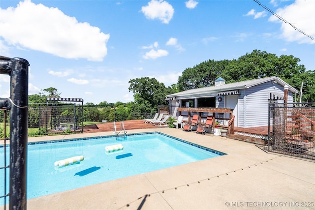 168 Murray Ln, Strang, OK 74367 - view of swimming pool featuring a patio area