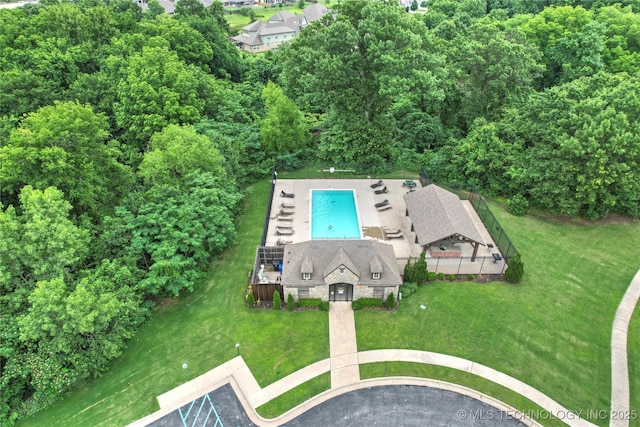 3501 W Gary St S, Broken Arrow, OK 74012 - view of property location featuring a pool area
