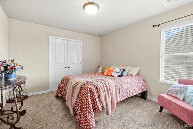 3501 W Gary St S, Broken Arrow, OK 74012 - carpeted bedroom featuring a closet and baseboards