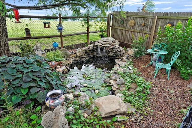 3501 W Gary St S, Broken Arrow, OK 74012 - exterior view of a garden pond