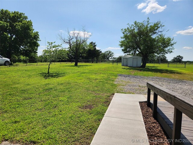 307 N W St, Mcalester, OK 74501 - view of yard
