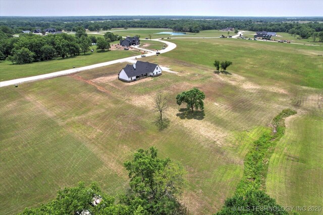 30185 N 3994th Dr, Ramona, OK 74061 - aerial view of sparsely populated area