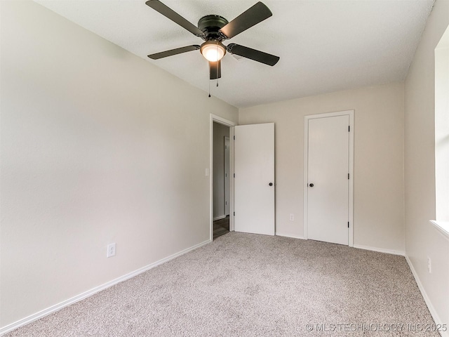 1405 S Cedar St, Bristow, OK 74010 - unfurnished bedroom with carpet flooring and ceiling fan