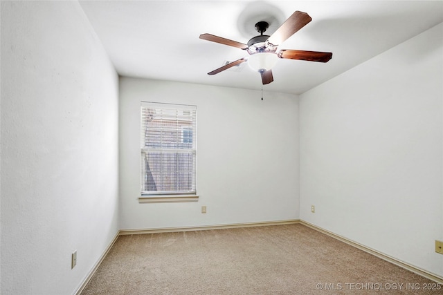 400 E Fargo St, Broken Arrow, OK 74012 - carpeted spare room with ceiling fan and baseboards