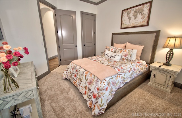 3704 River Bend Rd, Muskogee, OK 74403 - carpeted bedroom featuring baseboards