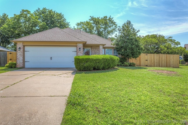 3713 S Poplar Ave, Broken Arrow, OK 74011 - ranch-style home featuring driveway, a garage, and brick siding
