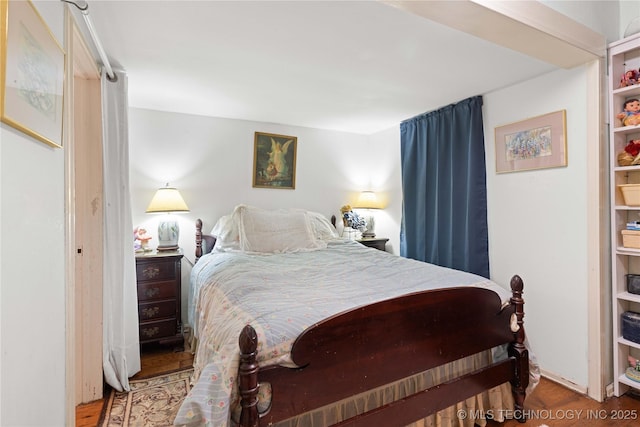 800 N Hwy 10, Gore, OK 74435 - bedroom featuring wood finished floors