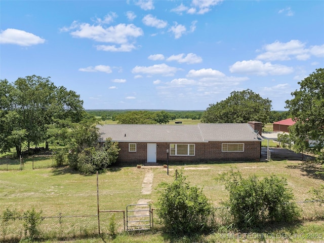 1822 Abner Rd, Overbrook, OK 73453 - single story home featuring brick siding