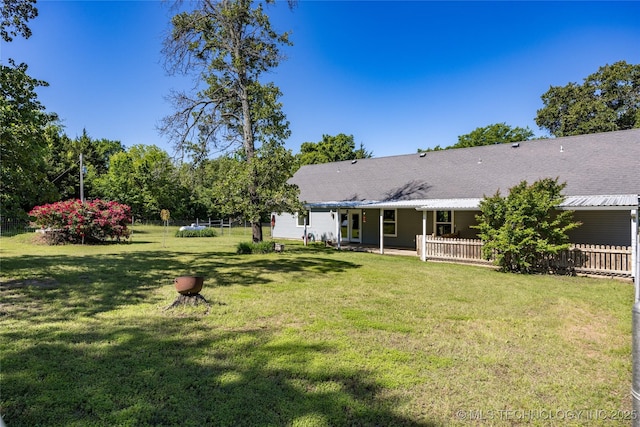 3127 Pleasant Hill Rd, Caddo, OK 74729 - view of yard