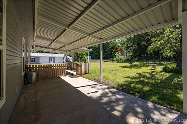 3127 Pleasant Hill Rd, Caddo, OK 74729 - view of patio / terrace